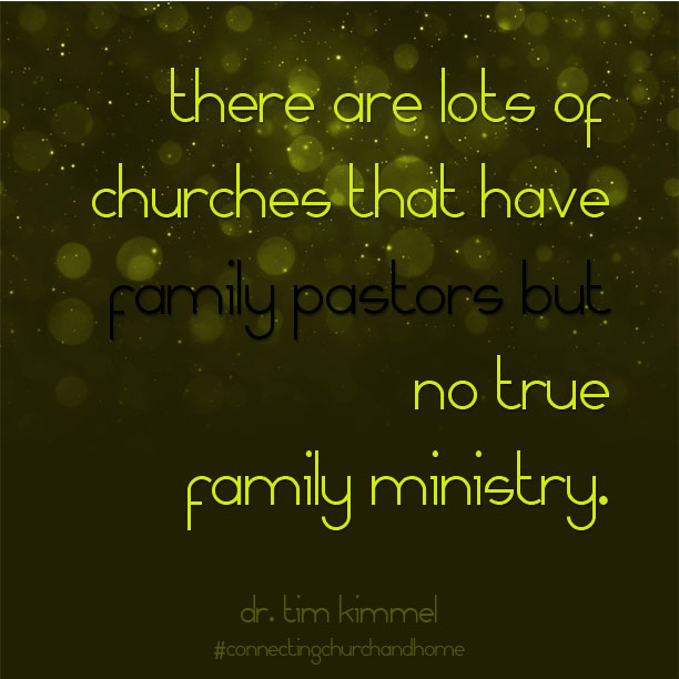Family Matters Blog, Connecting Church and Home, Dr. Tim Kimmel