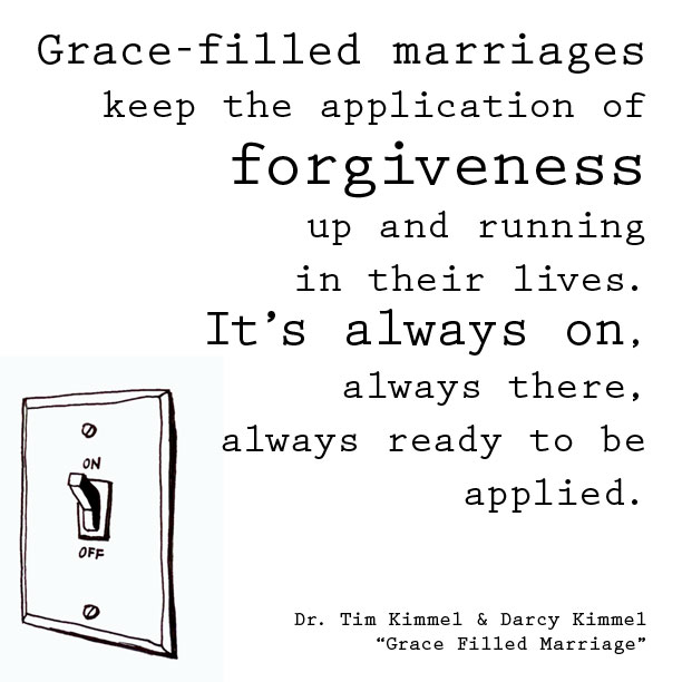 Grace Filled Marriage, Dr. Tim Kimmel, Darcy Kimmel, marriage, grace, forgiveness, quotes, books