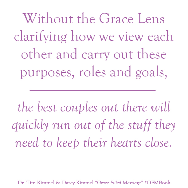 Grace Filled Marriage, Dr. Tim Kimmel, Grace Lens, Quotes